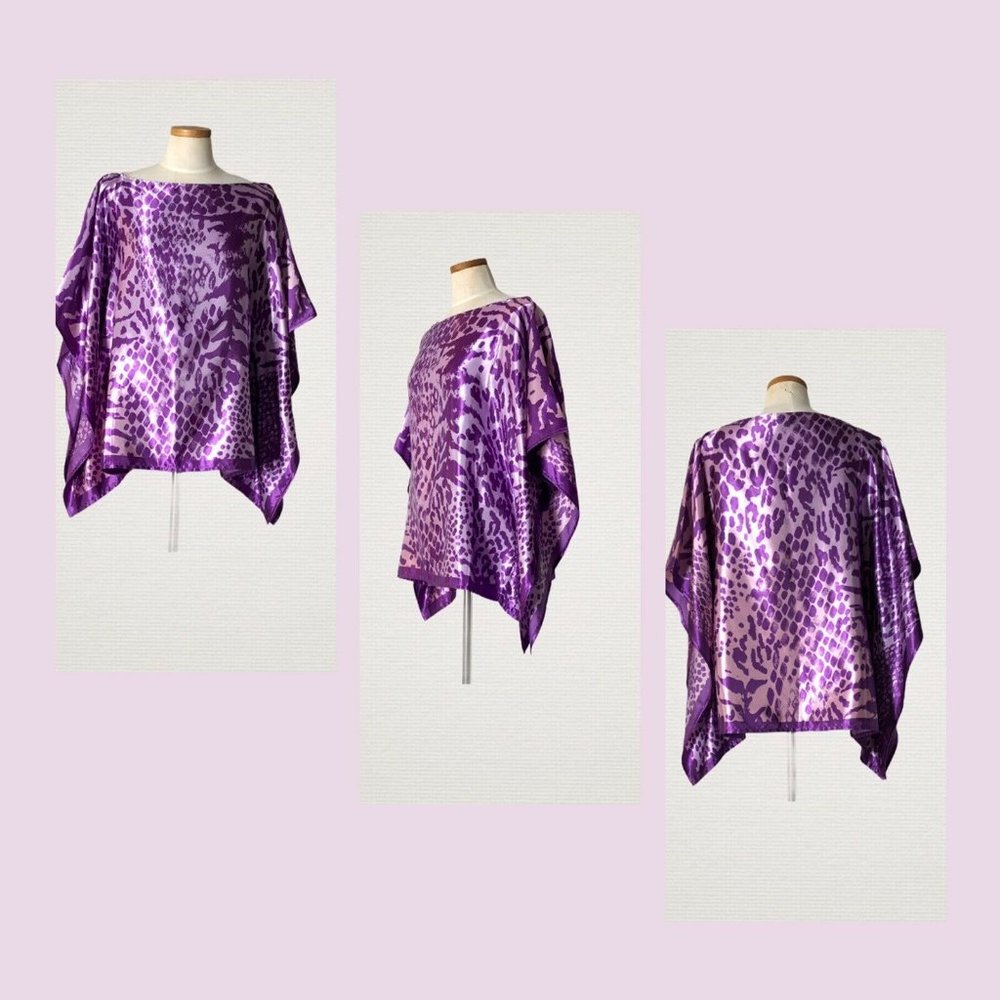 Purple animal print size Missy🎃